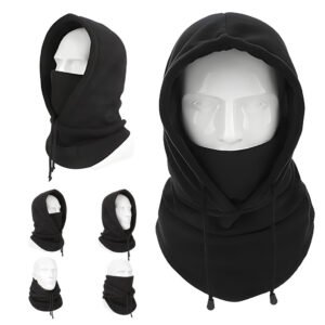 غطاء الرأس والوجه الشتوي المتكامل (Cagoule) – حماية قصوى من البرد والرياح